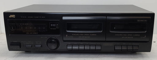 JVC TD-W118BK Stereo Double Cassette Deck Player With Dubbing-Electronics-SpenCertified-refurbished-vintage-electonics