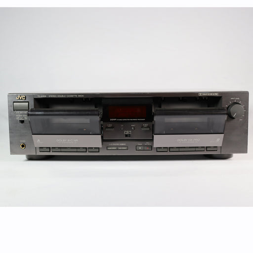 JVC TD-W305 Stereo Dual Cassette Deck-Electronics-SpenCertified-refurbished-vintage-electonics