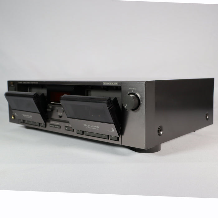 JVC TD-W305 Stereo Dual Cassette Deck-Electronics-SpenCertified-refurbished-vintage-electonics