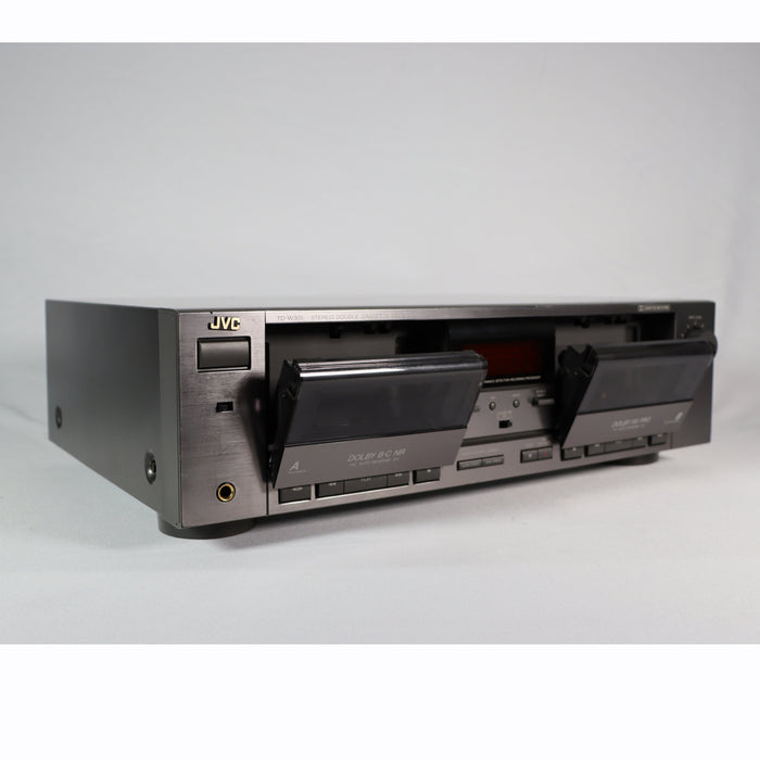 JVC TD-W305 Stereo Dual Cassette Deck-Electronics-SpenCertified-refurbished-vintage-electonics