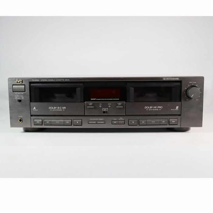 JVC TD-W305 Stereo Dual Cassette Deck-Electronics-SpenCertified-refurbished-vintage-electonics