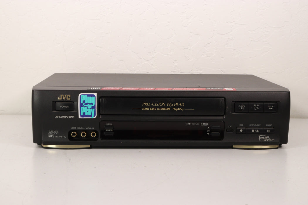 JVC VCR HR-VP646U Video Cassette Recorder VHS Player-Electronics-SpenCertified-vintage-refurbished-electronics