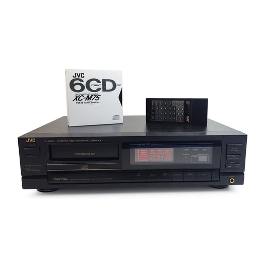 JVC XL-M400BK 6 Disc Cartridge Style CD Player-Electronics-SpenCertified-refurbished-vintage-electonics