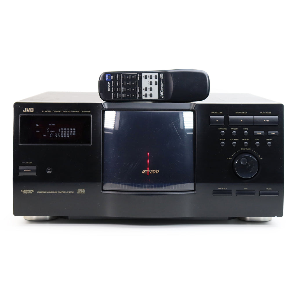 JVC XL-MC222 200 Disc CD Changer and Player — SpenCertified