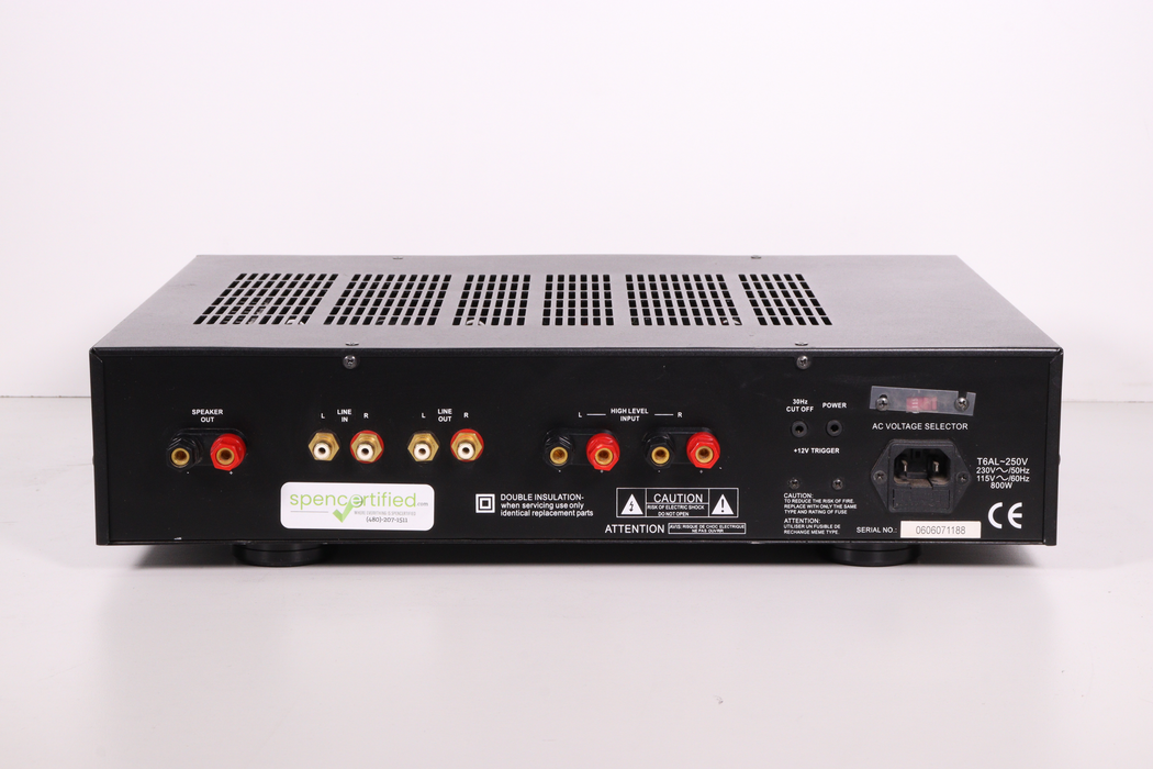 James Loudspeaker Model Six Subwoofer Amplifier-Audio Amplifiers-SpenCertified-vintage-refurbished-electronics