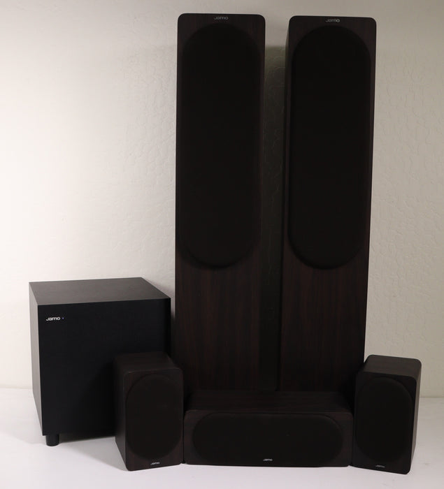 Jamo 5.1 Channel Audio Surround Sound Home Theater Speaker System-Speakers-SpenCertified-vintage-refurbished-electronics