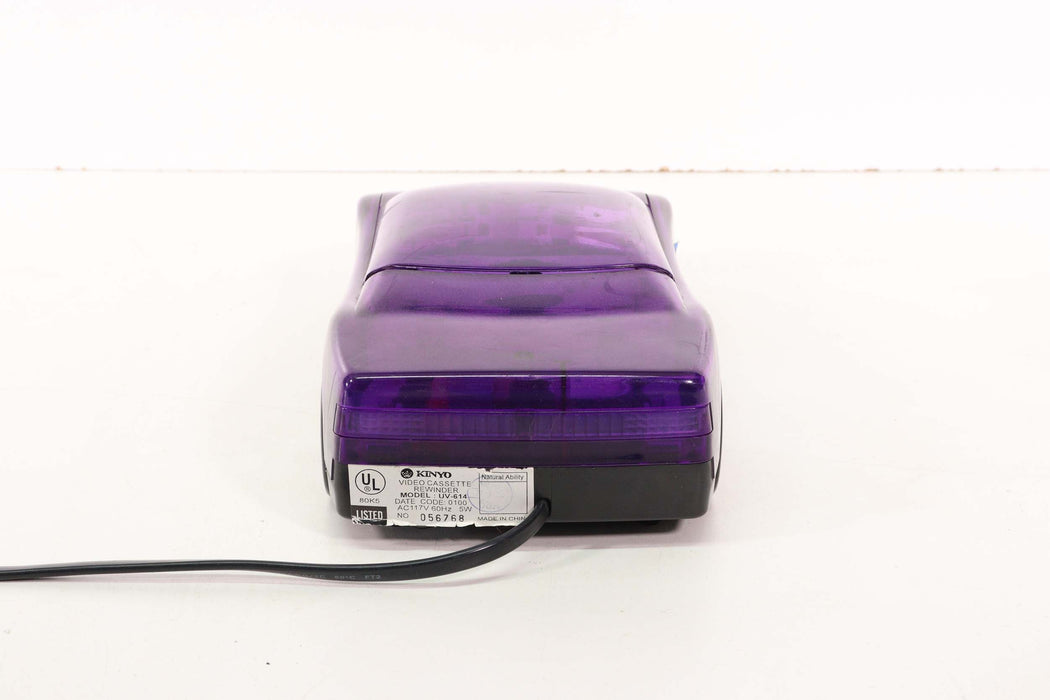 KINYO UV-614 Vintage Video Tape Rewinder Purple Sports Car-Rewinders-SpenCertified-vintage-refurbished-electronics