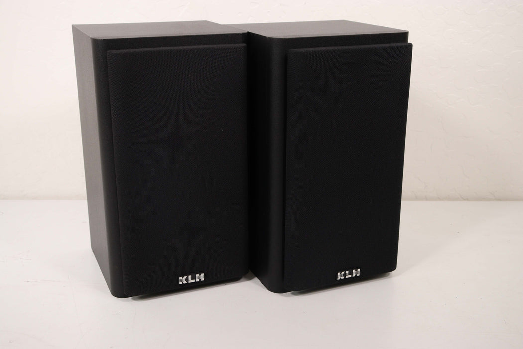 KLH AV-1001B Small Bookshelf Speaker Pair 8 Ohms 5-100 Watts-Speakers-SpenCertified-vintage-refurbished-electronics