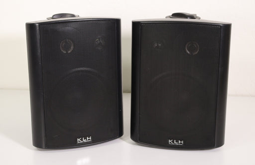 KLH Audio Systems C130B 8 Ohm 130 Watt Speaker Pair with Wall Mount Black-Speakers-SpenCertified-vintage-refurbished-electronics