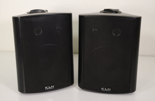 KLH Audio Systems C130B 8 Ohm 130 Watt Speaker Pair with Wall Mount Black-Speakers-SpenCertified-vintage-refurbished-electronics