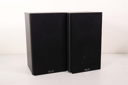 KLH BTF220 Bookshelf Speaker Pair Small Black-Speakers-SpenCertified-vintage-refurbished-electronics