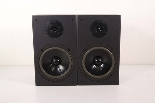 KLH BTF220 Bookshelf Speaker Pair Small Black-Speakers-SpenCertified-vintage-refurbished-electronics