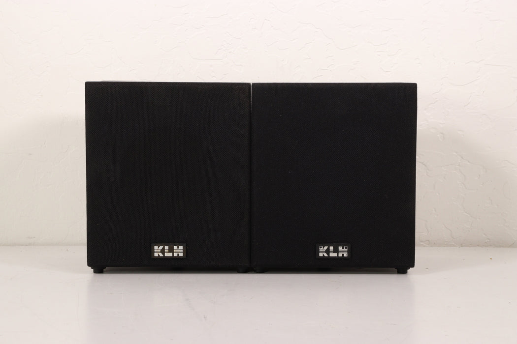 KLH Small Bookshelf Speaker Pair-Speakers-SpenCertified-vintage-refurbished-electronics