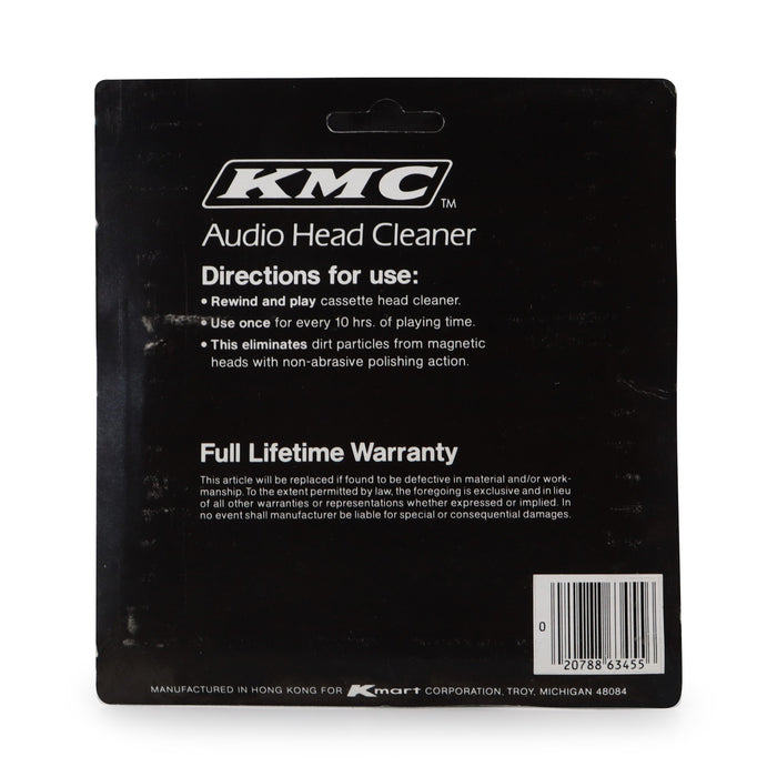 KMC Cassette Audio Head Cleaner New Old Stock-Electronics-SpenCertified-refurbished-vintage-electonics