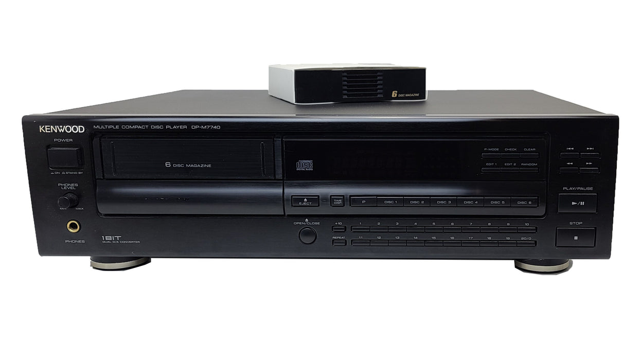 Kenwood 6 Disc Magazine Multiple Compact Disc CD Player DP-M7740-Electronics-SpenCertified-refurbished-vintage-electonics