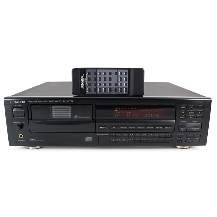 Kenwood DP-M7750 6-Disc Cartridge CD Player-Electronics-SpenCertified-refurbished-vintage-electonics