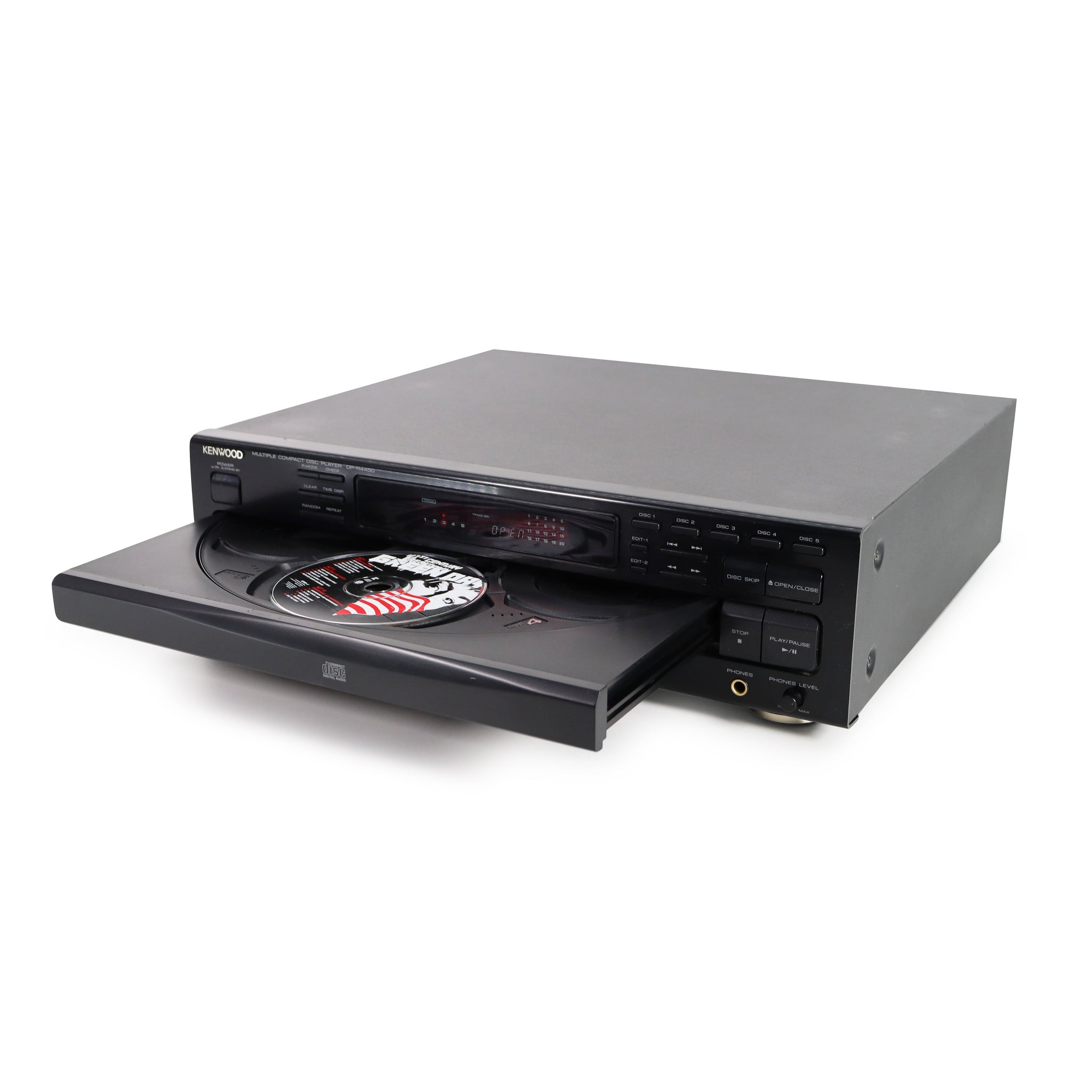 Kenwood DP-R4450 5-Disc CD Changer Compact Disc Player — SpenCertified