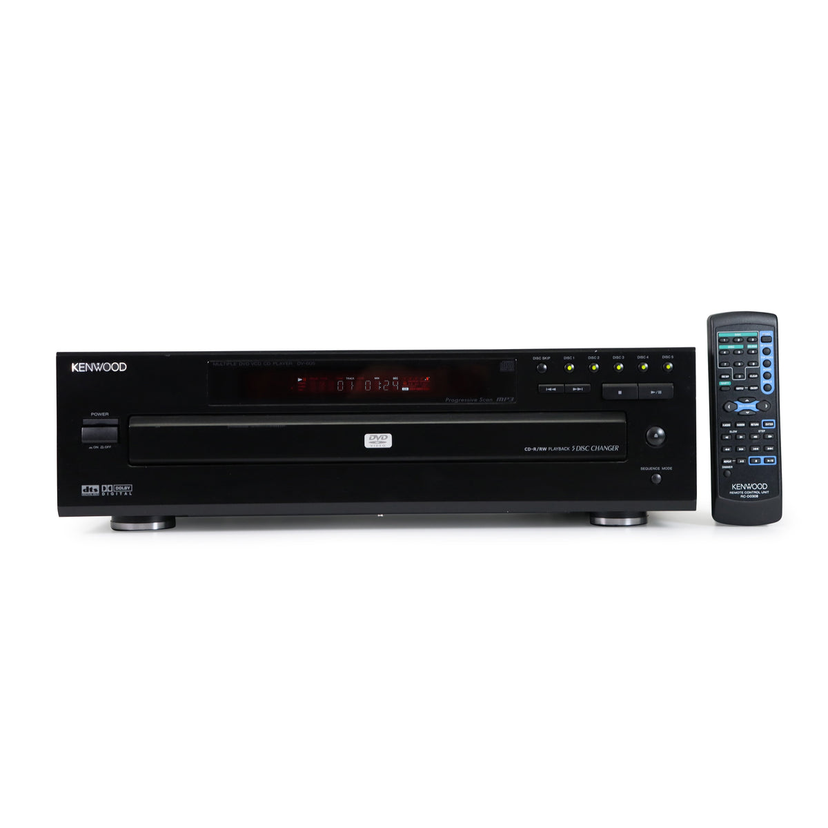 Kenwood DV-605 5-Disc Carousel DVD Changer — SpenCertified