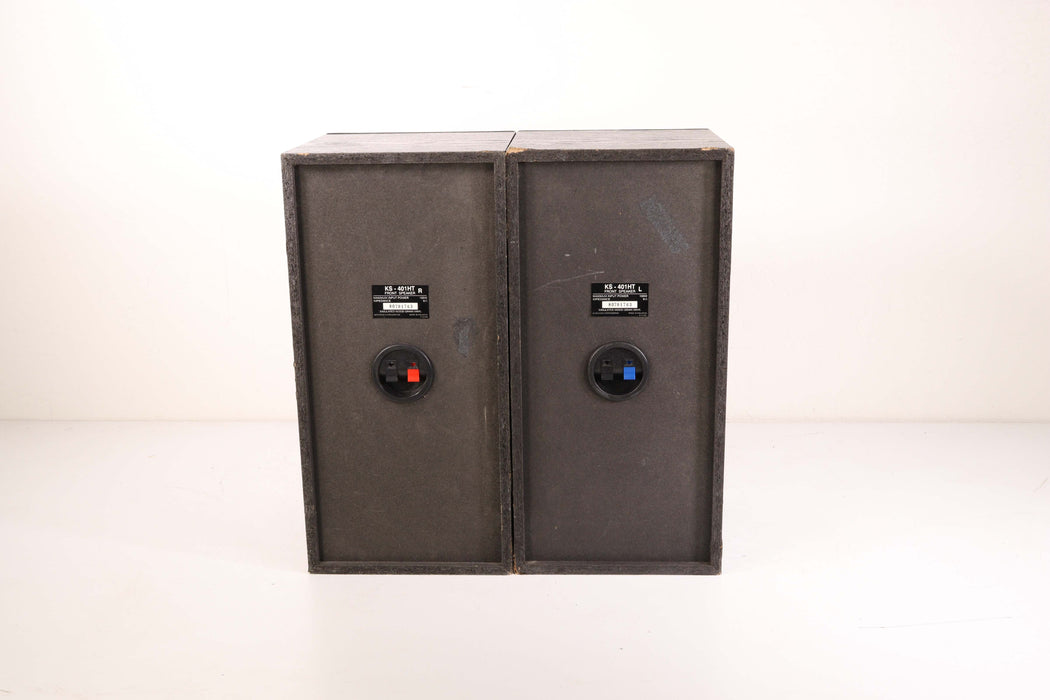 Kenwood KS-401HT Bookshelf Speaker Pair-Speakers-SpenCertified-vintage-refurbished-electronics