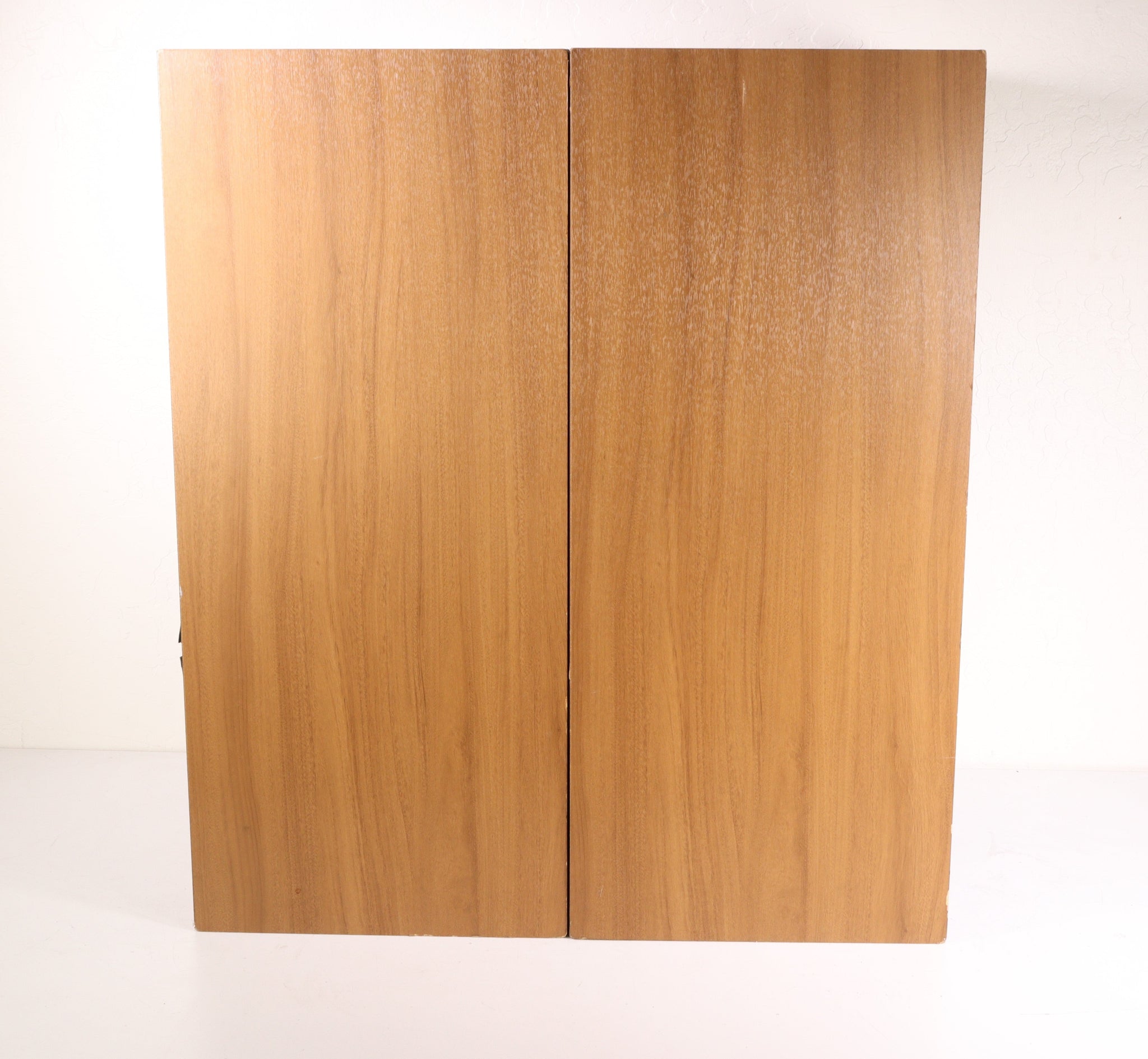 Portefeuille - Porte-monnaie en tissu marinière marron et simili-cuir marron