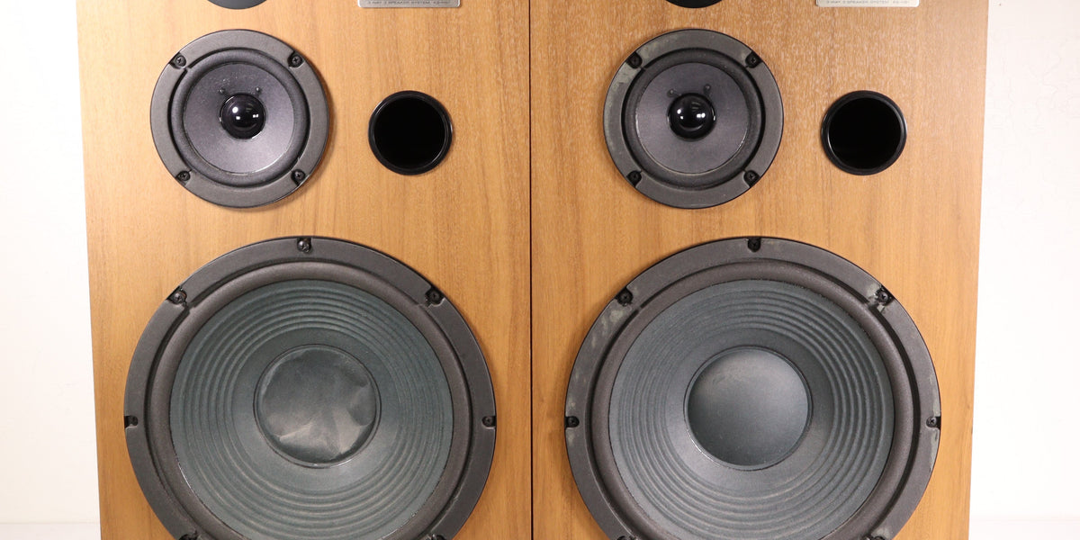 Kenwood KS-H51 3 Way Bookshelf Speaker Pair System — SpenCertified