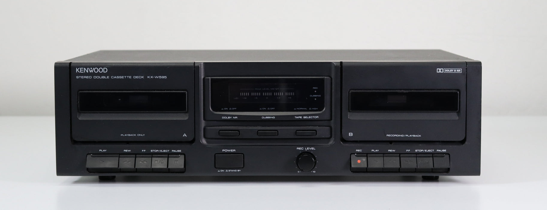 Kenwood KX-W595 Dual Cassette Deck-Electronics-SpenCertified-refurbished-vintage-electonics