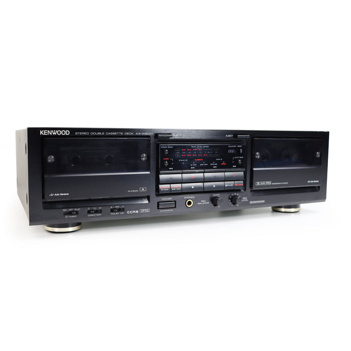 Kenwood KX-W6020 Stereo Double Cassette Deck-Electronics-SpenCertified-refurbished-vintage-electonics