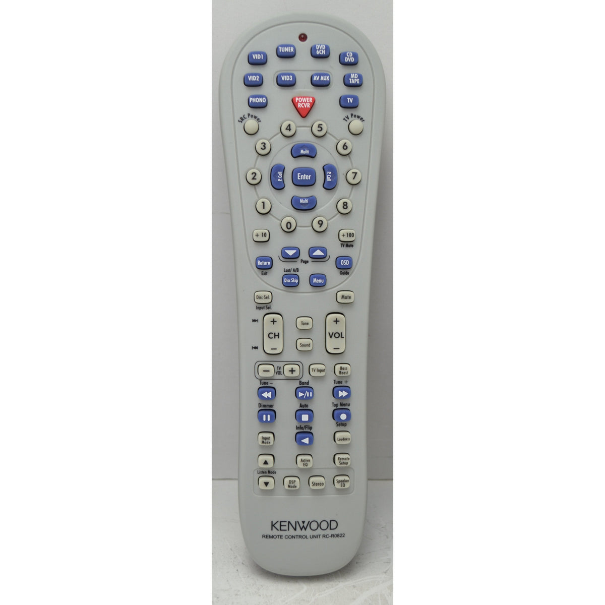 Kenwood RC-R0822 AV Receiver Remote Control VR-7060 VR-8050 — SpenCertified