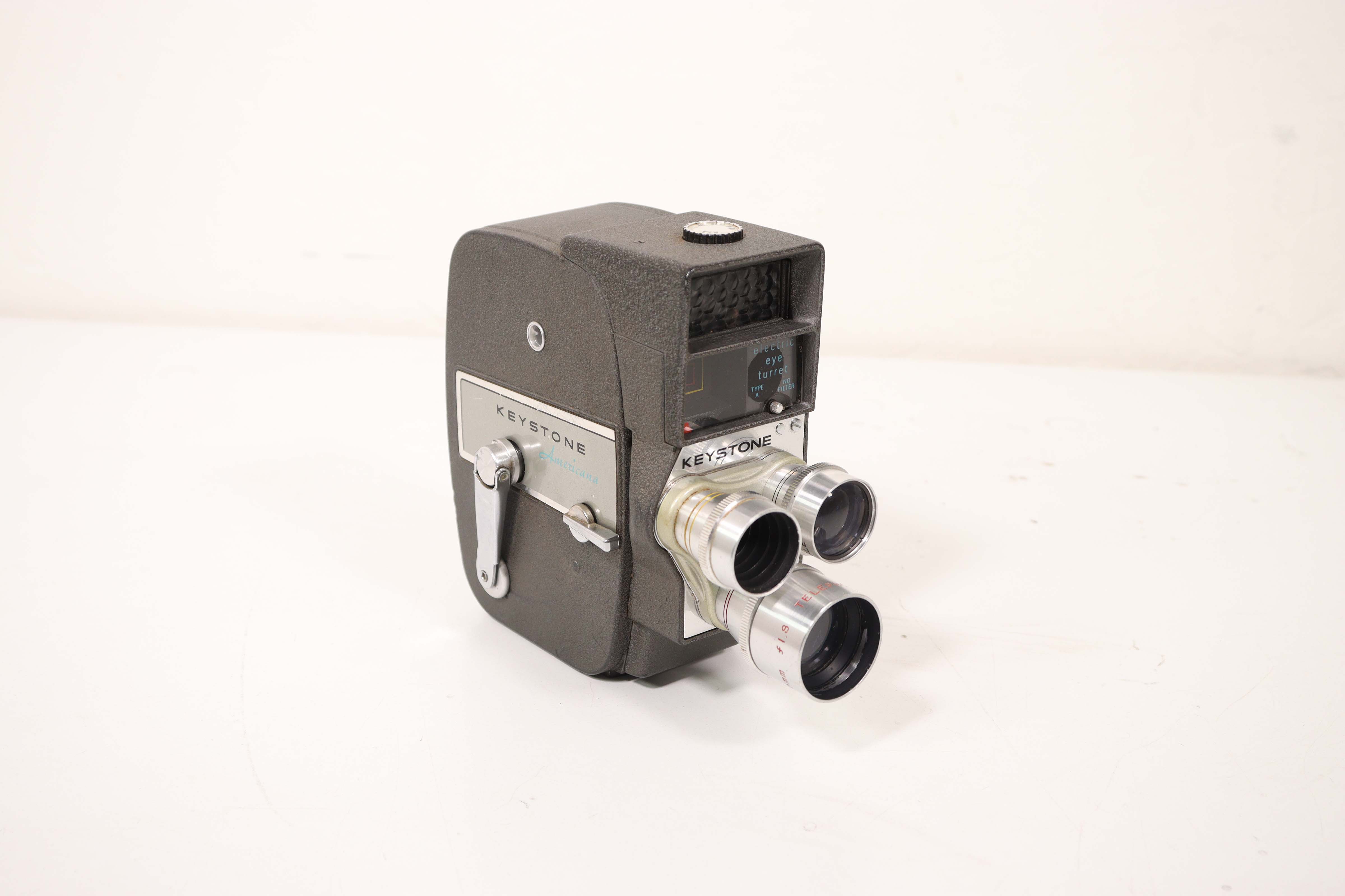 Keystone 8 Electric Eye K-4 8mm Movie Camera, Working, With case