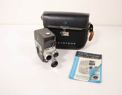 Keystone 8mm Electric Eye Rollfilm K-773 Camera System with Carrying Case Vintage-Cameras-SpenCertified-vintage-refurbished-electronics