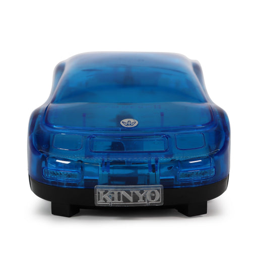 Kinyo UV-614S Blue Acrylic Sports Car 1 Way VHS Rewinder-Electronics-SpenCertified-refurbished-vintage-electonics