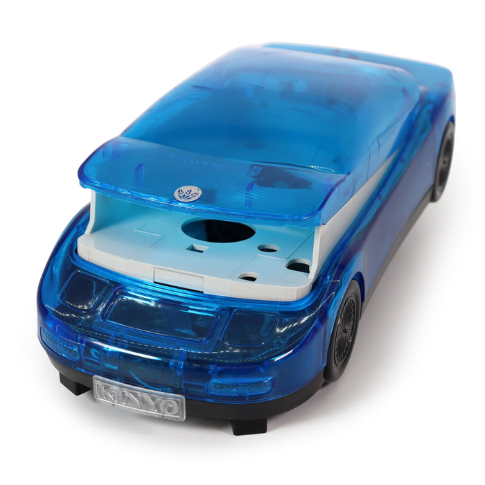 Kinyo UV-614S Blue Acrylic Sports Car 1 Way VHS Rewinder-Electronics-SpenCertified-refurbished-vintage-electonics