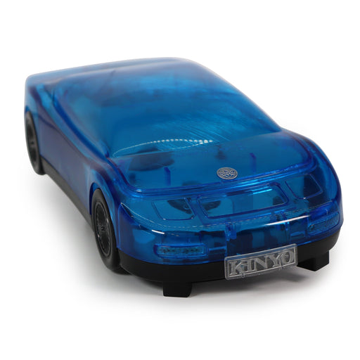 Kinyo UV-614S Blue Acrylic Sports Car 1 Way VHS Rewinder-Electronics-SpenCertified-refurbished-vintage-electonics