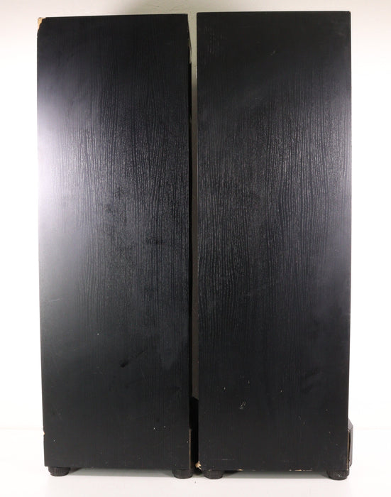 Klipsch KSF 10.5 Black Tower Speaker Pair with Horns-Speakers-SpenCertified-vintage-refurbished-electronics