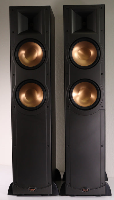 Klipsch RF82 IV Black Tower Speakers 8 Ohm 150 Watts (Pair)-Speakers-SpenCertified-vintage-refurbished-electronics