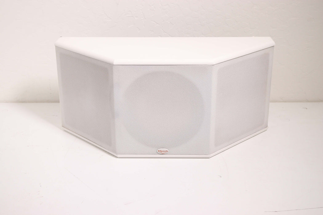 Klipsch RS3 WHITE Speaker Pair Dual Horn Wall Mounting 8 Ohms 110 Watts Maximum-Speakers-SpenCertified-vintage-refurbished-electronics