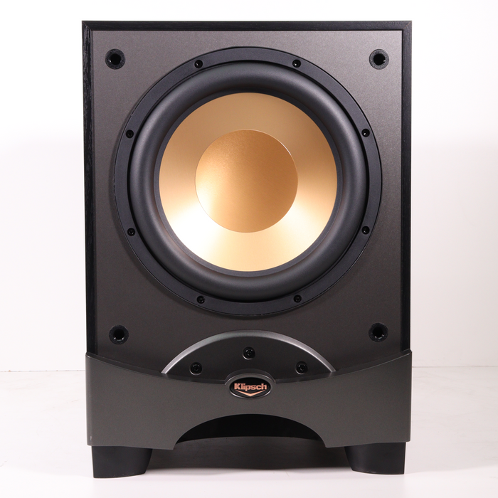 Klipsch RW 10 120V BLACK 10 Inch Powered Subwoofer (Very Low Audio)-Speakers-SpenCertified-vintage-refurbished-electronics