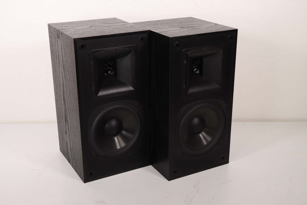 Klipsch SB1 Black Small Bookshelf Speaker Pair Set-Speakers-SpenCertified-vintage-refurbished-electronics