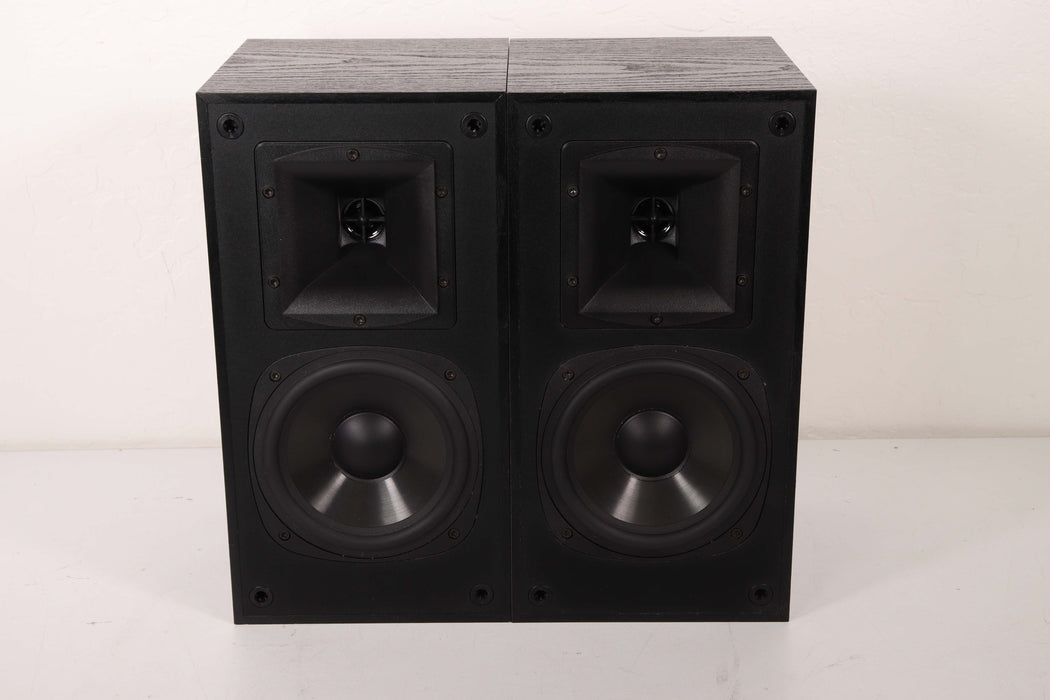 Klipsch SB1 Black Small Bookshelf Speaker Pair Set-Speakers-SpenCertified-vintage-refurbished-electronics