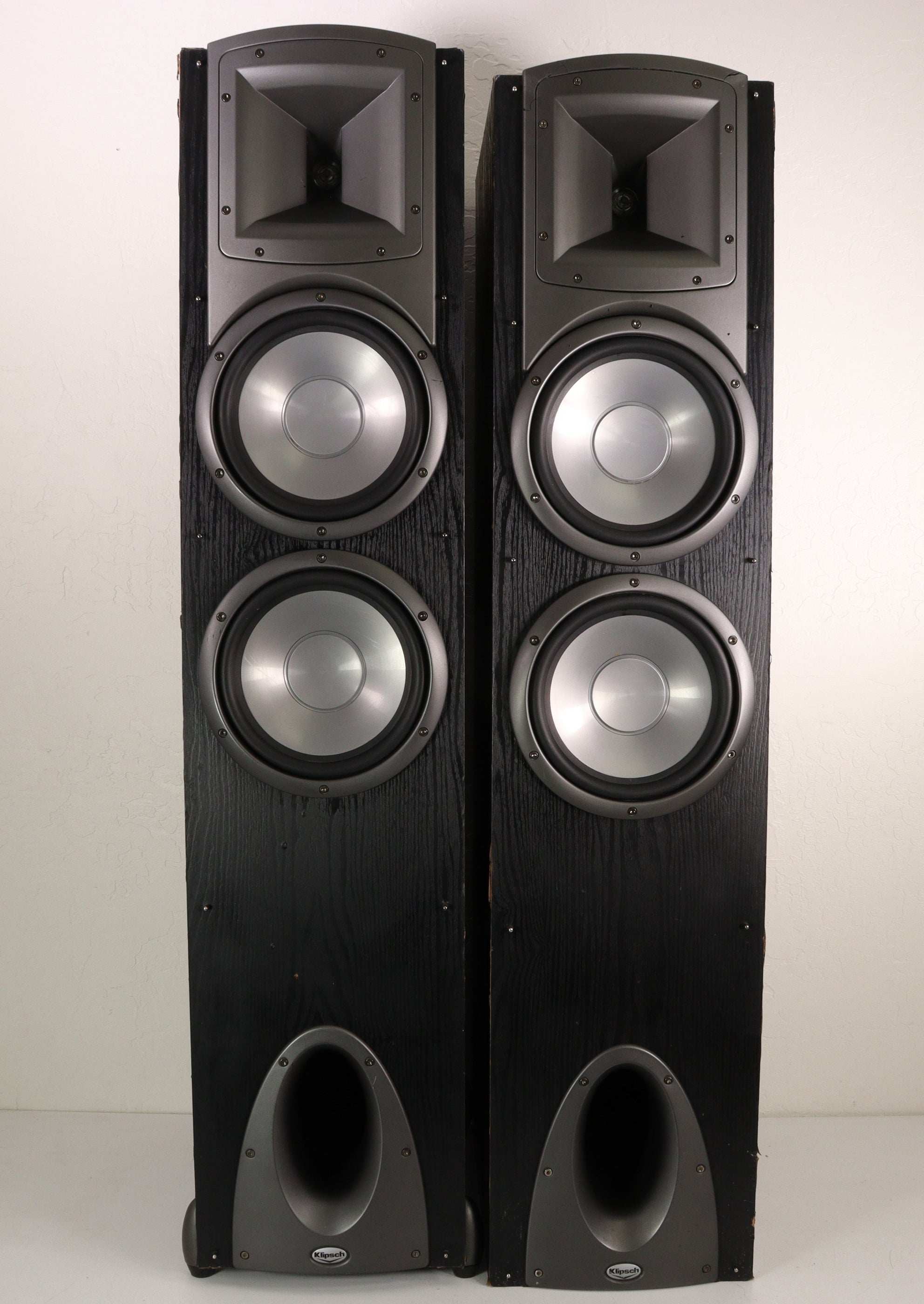 Klipsch Synergy F3 Floorstander BLK Tower Speaker Pair — SpenCertified