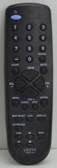 LEDTV Sansui JVC Orion 076E0TT011 TV Remote Control-Remote-SpenCertified-refurbished-vintage-electonics