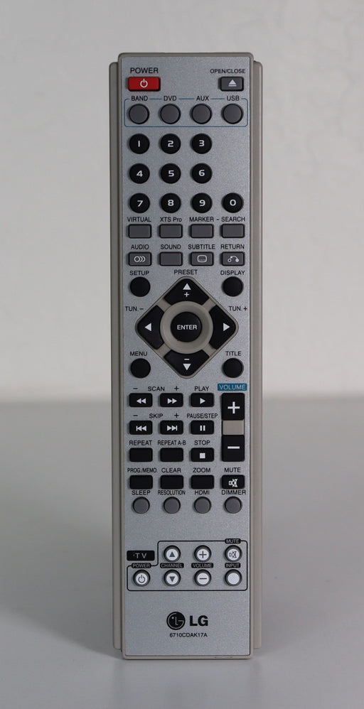 LG 6710CDAK17A Remote Control for DVD Home Theater System LHT9654MB LHT755 LHE9674 LHT9654 LHT9654S-Remote Controls-SpenCertified-vintage-refurbished-electronics