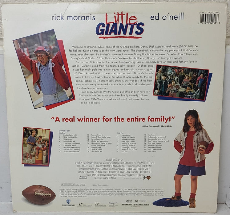 Little Giants LaserDisc Movie-Electronics-SpenCertified-refurbished-vintage-electonics