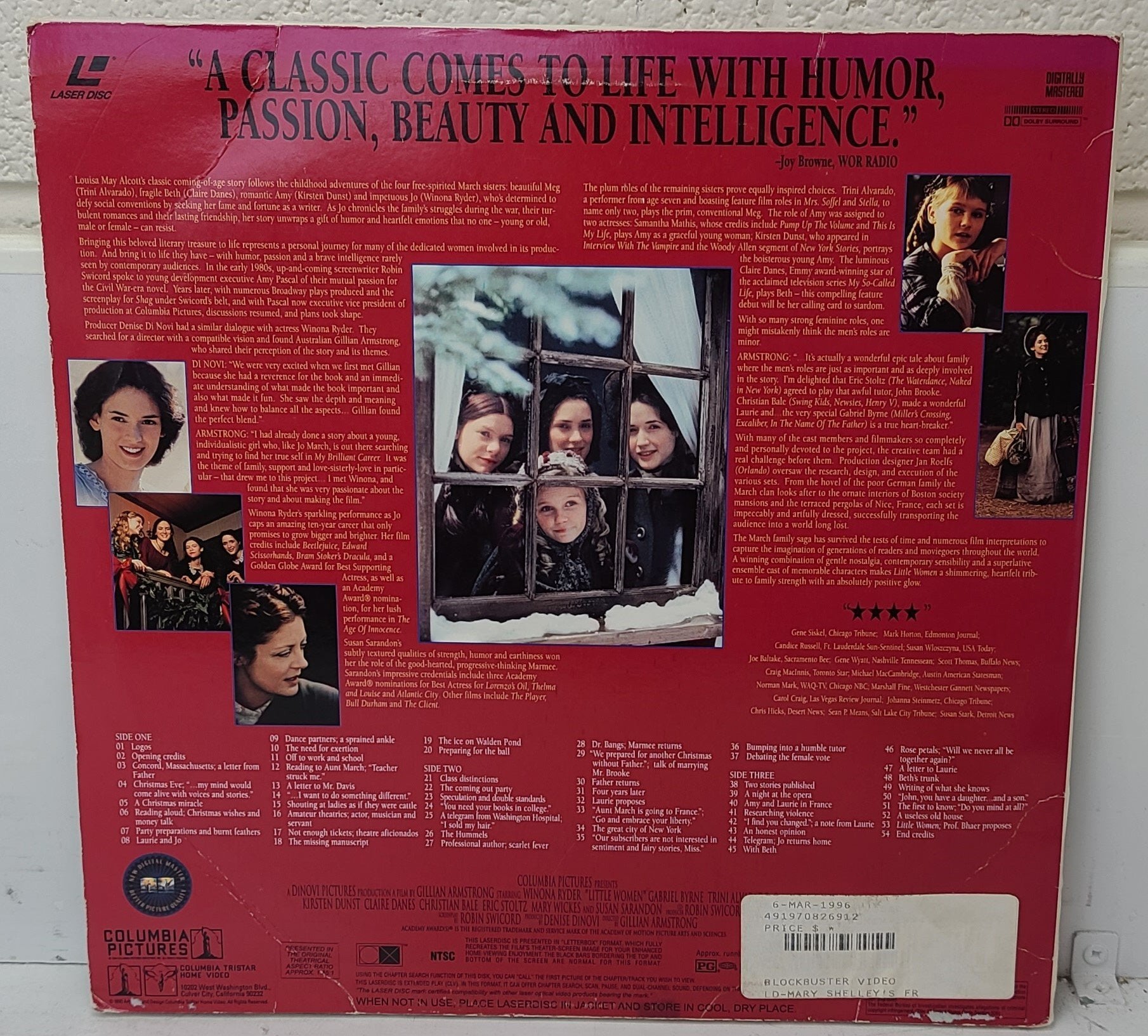 Little Women LaserDisc Movie