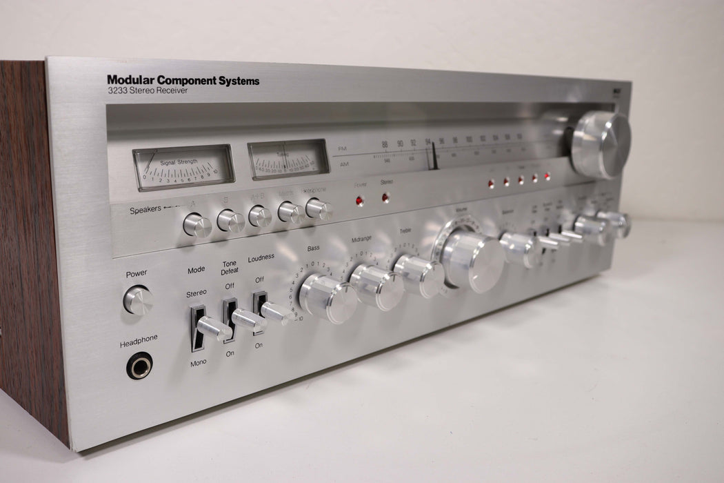 MCS Modular Component Systems 3233 Stereo Receiver 33 Watts Per Channel 8 Ohms-Audio Amplifiers-SpenCertified-vintage-refurbished-electronics