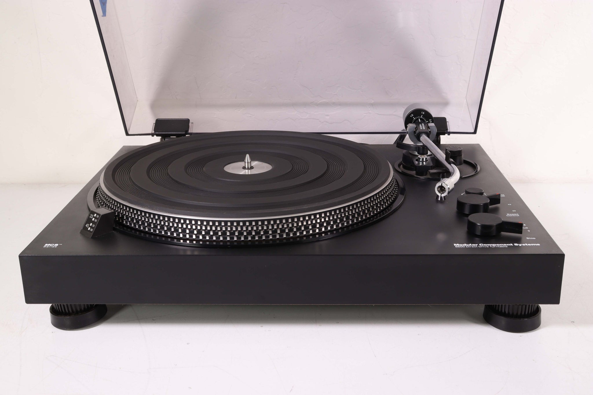 Mcs Led Digital Turntable MCS Modular Component Systems 6600 Direct Drive Turntable