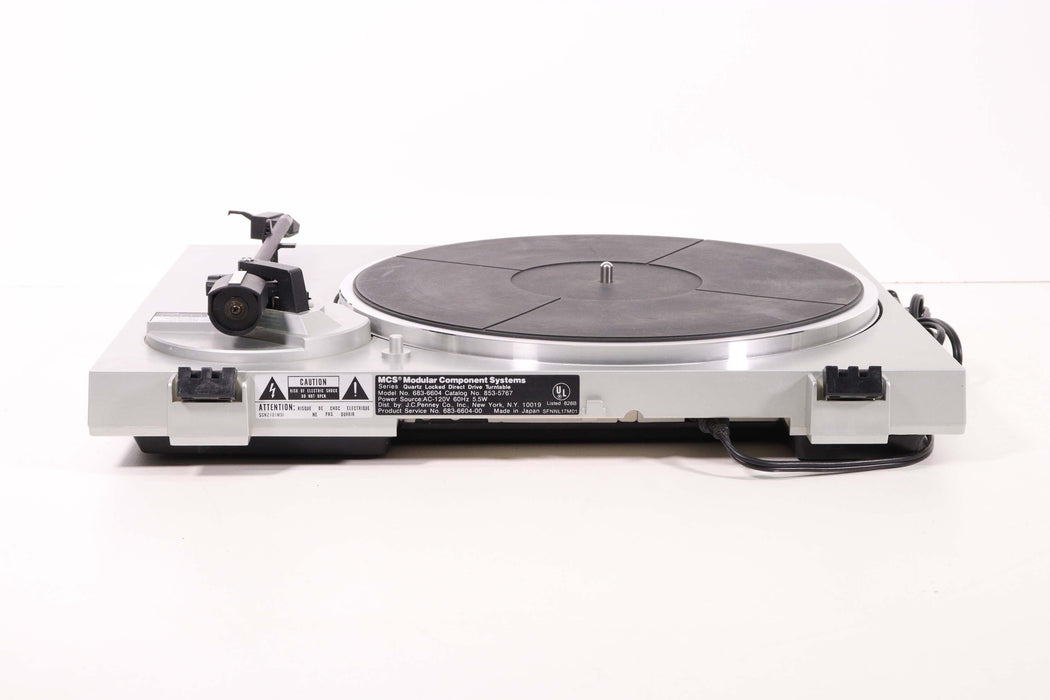 Mcs Led Digital Turntable MCS Modular Component Systems 683-6604 Direct Drive Turntable ...