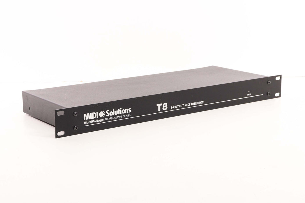 MIDI Solutions T8 8-Output Midi Thru Box-Musical Instrument Amplifiers-SpenCertified-vintage-refurbished-electronics