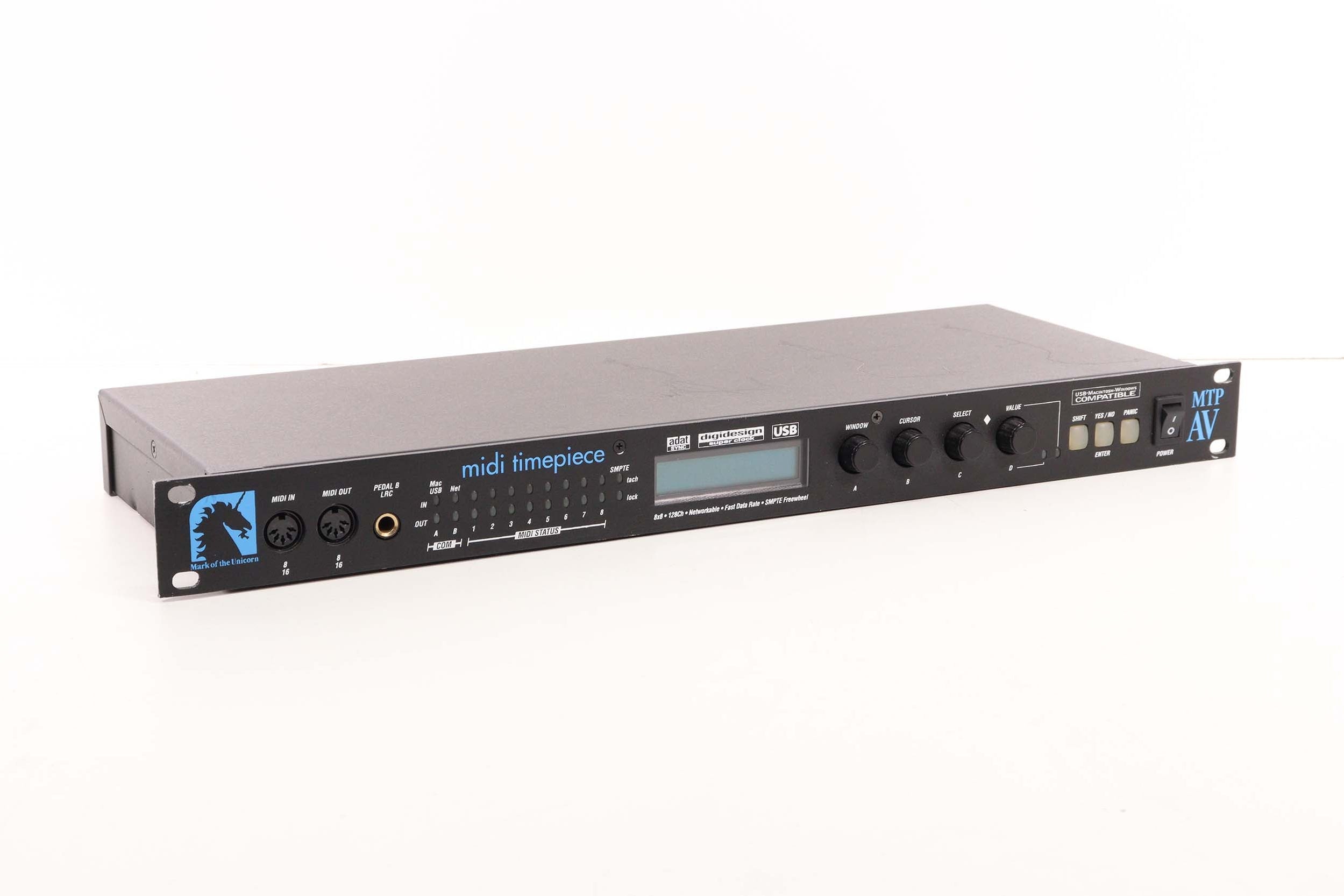 Midi Timecode Interface MOTU MIDI Timepiece MTP AV MIDI Interface 8-Output Midi Thru Box ...
