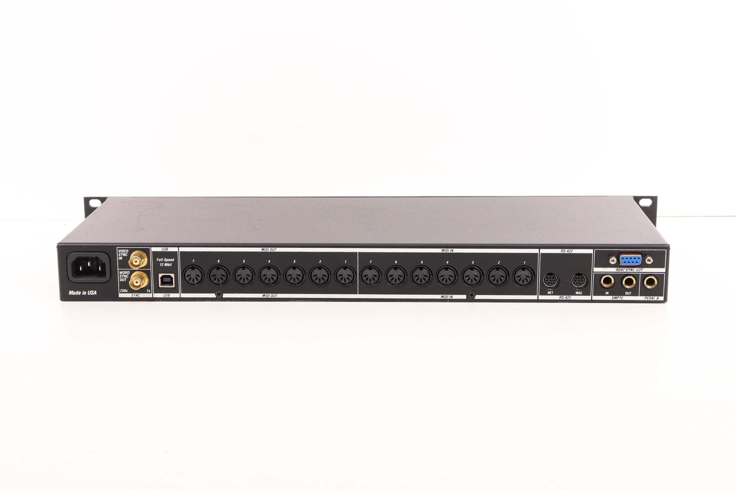 Motu Midi Router MOTU MIDI Timepiece MTP AV MIDI Interface 8-Output Midi Thru Box ...